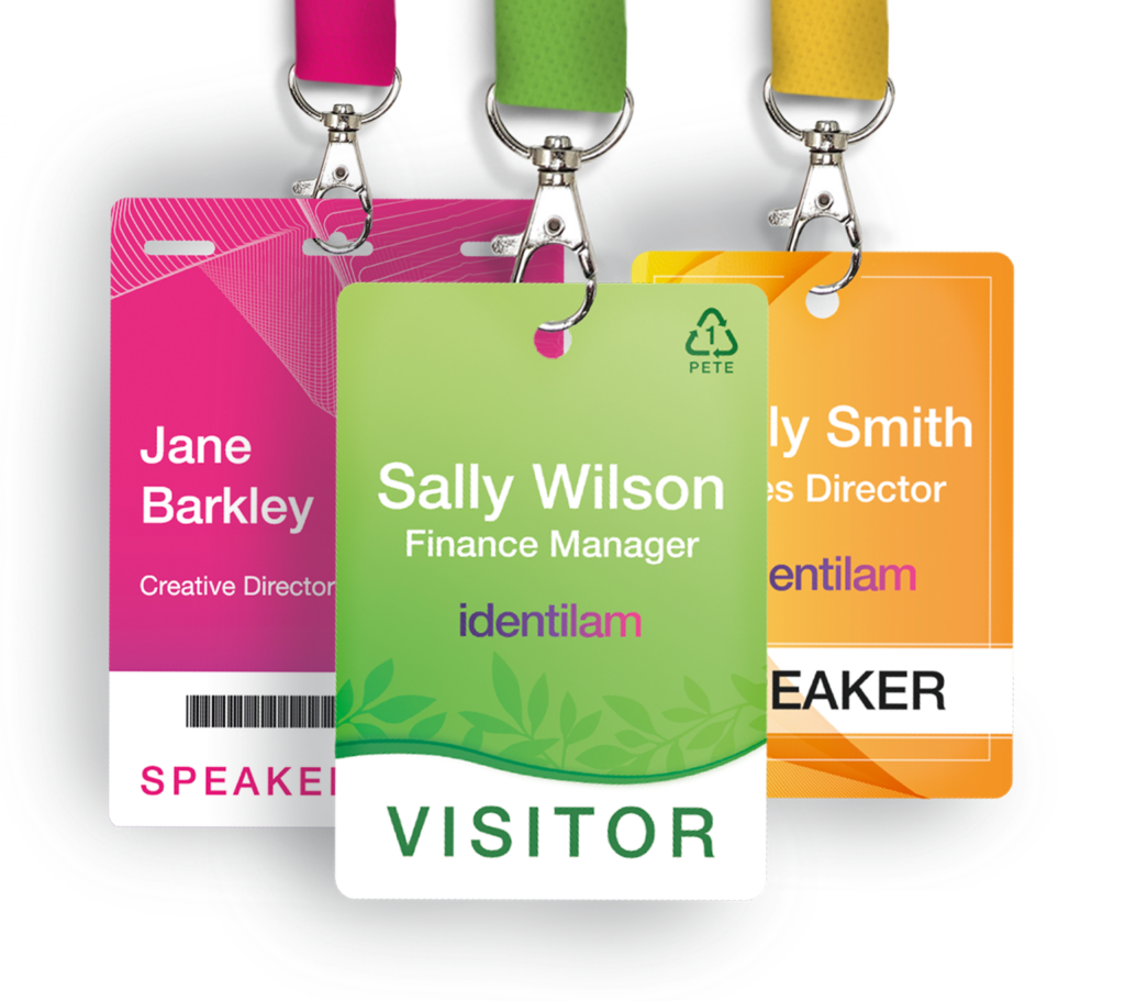 Tear proof badges | Event badging solutions | identilam