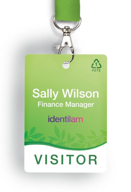 Go green for your event with recycled badges you can recycle